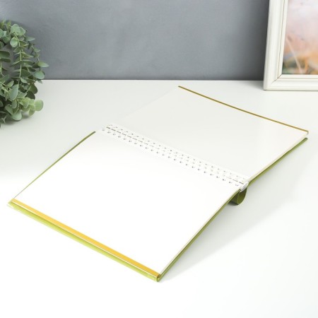 Photo album magnetic 20 sheets "Green leaves" 29x24x2 cm-2