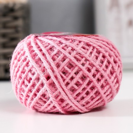 Yarn 100% juts "Softino Jute Colored" 50m ± 2m light pink 50 g