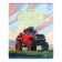 Notebook of 12 sheets in a large cage OFF-ROD, cover coated cardboard, selective varnish, mix
