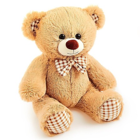 Soft toy "Bear Tuffy", 50 cm, coffee color-1