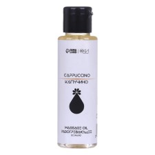 Massage oil of the oka-hoods, with the taste of cappuccino, for oral fun, warming up 50 ml.