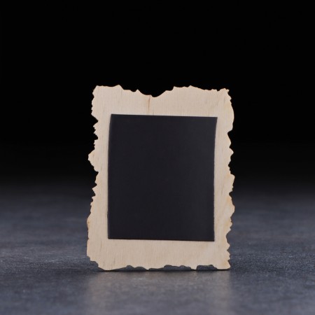 Magnet "Bear with fish new", wood, gypsum, 7x9 cm-4