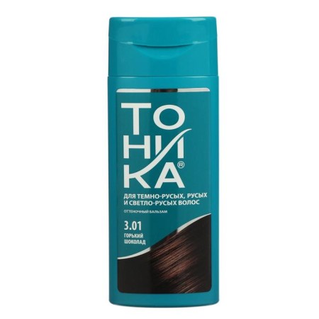 Tinting hair balm "tonic" "Biolamination", tone 3.01, bitter chocolate-2