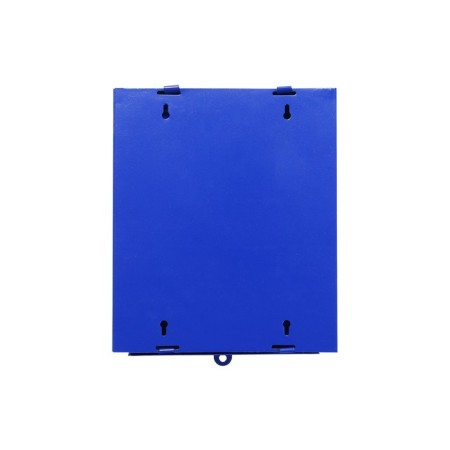 Mail box without a lock (with a loop), vertical, "mail", blue-9