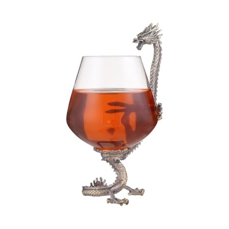 Cognac glass "Dragon", bronze-1