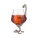 Cognac glass "Dragon", bronze
