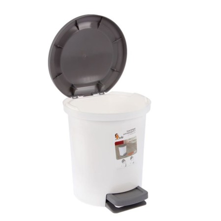 Garbage bucket with pedal, 6 l, color mix-7