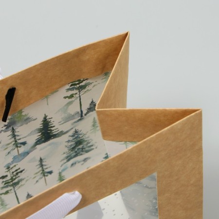 Craft packet with a plastic window "Winter", 24 x 20 x 11cm, New Year-3