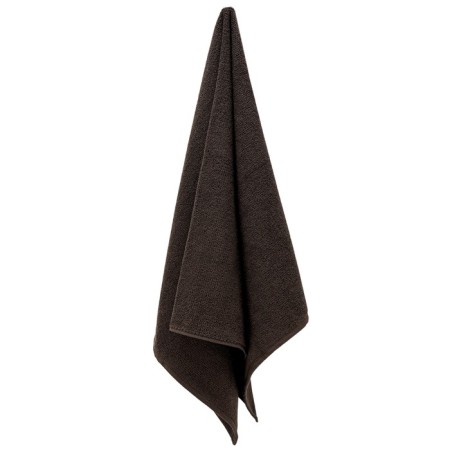Terry towel "Buhmla", 450 g, size 100x150 cm, brown color-1