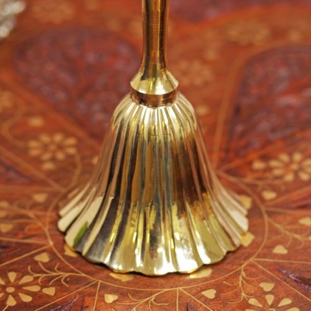 Bool of brass "Flower" 7.5x7.5x17 cm-1