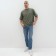 T -shirt men Minaku: Basic Line Man Color Khaki, size 52