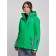 Ski jacket female winter, size 50, green color