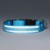 Collar with backlighting double strip size XL, Osh 52-60 x 2.5 cm, 3 glow glows modes