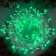 Garland “thread” 20 m, IP20, white thread, 200 LED, Green glow, 8 modes, 220 V