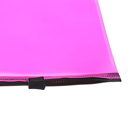 A set of removal converts on the A5, 150 microns, Calligrata Neon, with black zipper, translucent, neon, 12 pieces, mix-3