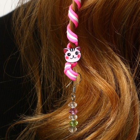 Hair decoration, spiral "for the sweetest" 22 cm-1