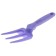 Planting fork, length 25 cm, plastic, gel handle, Nylon Soft