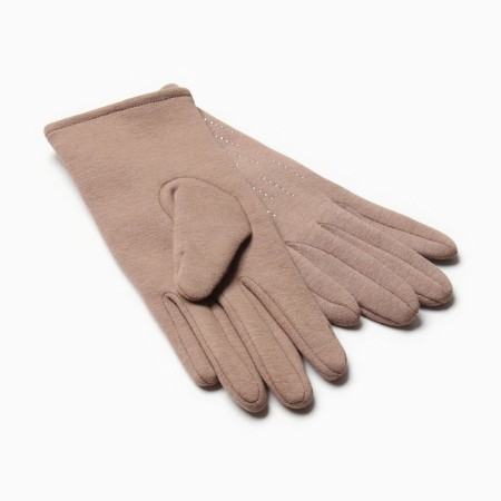 Women's gloves minku "Rock", p. 23 cm, col. brown-4