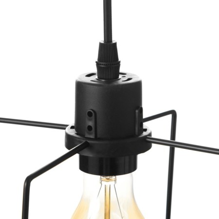 Economic light "Flower" 1x40W E27 Black 16x16x26-78 cm.-7