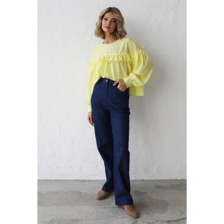 Blouse with a frill, size 42-3
