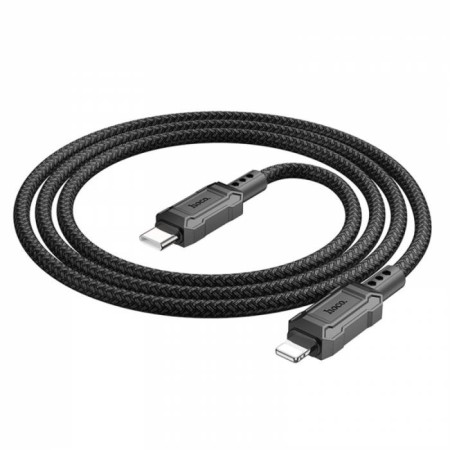 Hoco X94, Type -C cable - Lightning, 2.4 A, 1 m, fast charging, PVC, black-2