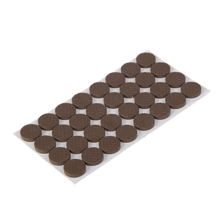 Furniture round tundra, d = 18 mm, 32 pcs., Polymer, brown color-1