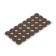 Furniture round tundra, d = 18 mm, 32 pcs., Polymer, brown color