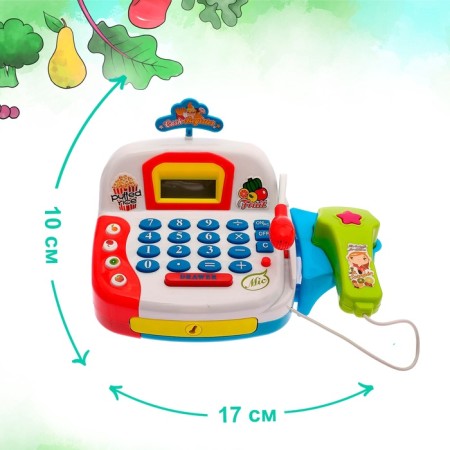 Game set "Cashier" with a grocery basket-1