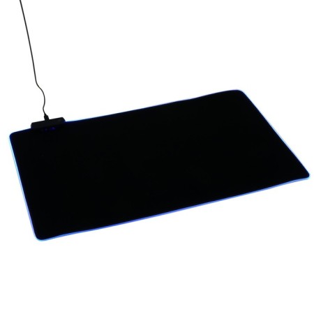 Mouse mat, 60x35x0.3 cm, with backlight RGB, USB, black