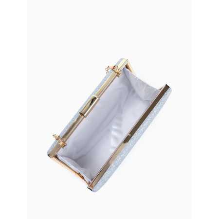 Female bag on farmar, silver color-3