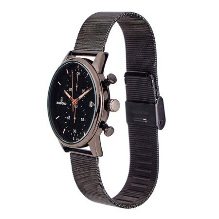 Men's wristwaters, with calendar, d-4.2 cm, strap L-26 cm, 3 atm, black-5