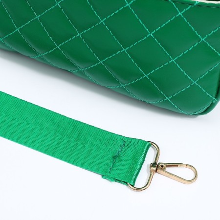 Bag Cross-Bodi with a zipper, green color-7