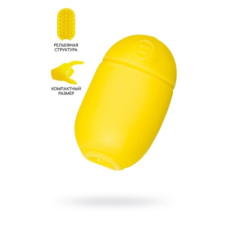 Mosterbator Unrealistic Men’s Max Capsule 03 Pop, 8 cm, TPE, Yellow color