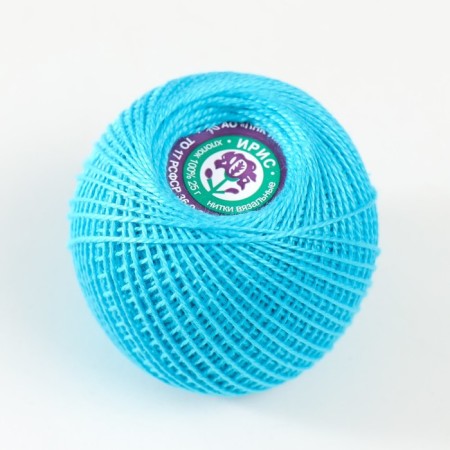 Knitting threads "Iris" 150m/25g 100% Merserized cotton color 3010-1