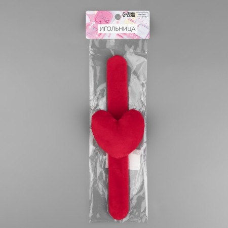 Needle on the bracelet "Heart", 23 × 6 cm, red color-4