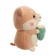 Soft toy "Corgi with a glass", Mix color