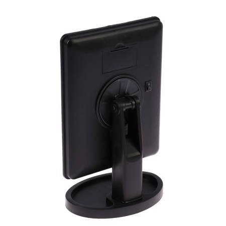 Luazon KZ-06 mirror, backlight, 26.5 × 16 × 12 cm, 4haa, 22 diodes, sensory button, black-5