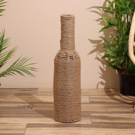 Vase wicker, floor 15x15x60 cm