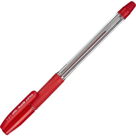 Ballpoint pen Pilot BPS-GP, rubber emphasis, 0.7mm, oil base, red rod-3