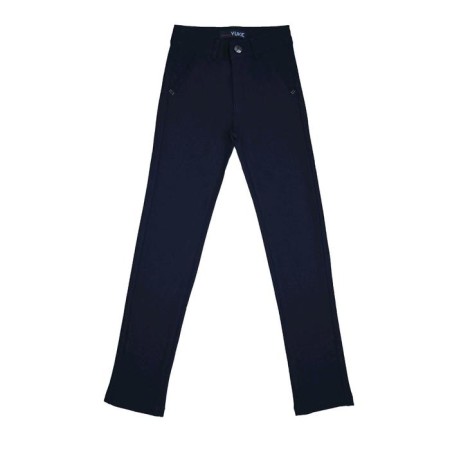 Pants for girls, height 128 cm, blue color