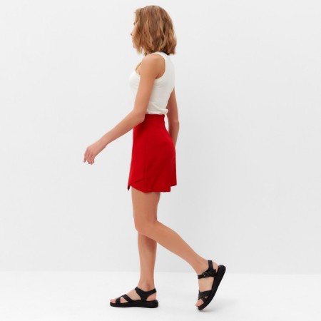Women's skirt Minaku: Casual Collection Red color, rr 44-3