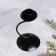 Summary Metal for 1 candle "Mona", 14x7.3 cm black