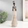 Polystone souvenir "African in a wicker dress" White 27x8x6 cm