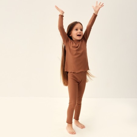 Pajama Children's SL Home P 38 (146-152), coffee-6