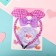 Solokha hair set (rim, clamp, elastic band) Cage, lilac