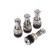 Valve for silent tires TR-161C, set 4 pcs