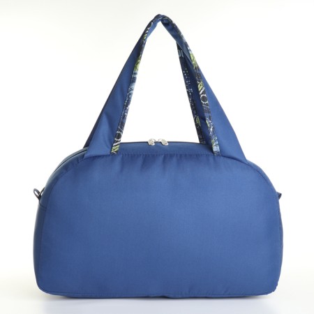 Sports bag with lightning, long belt, external pocket, blue color-1