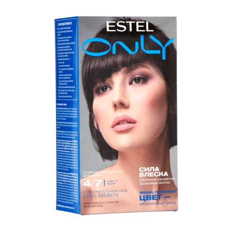 Persistent dye-hair gel Estel only brown brown