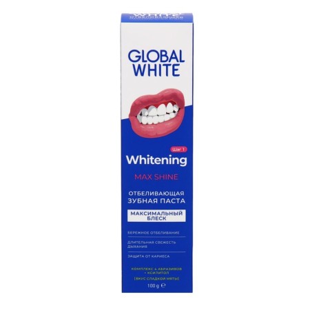 Global White Max Shine toothpaste, whitening, 100 g-1