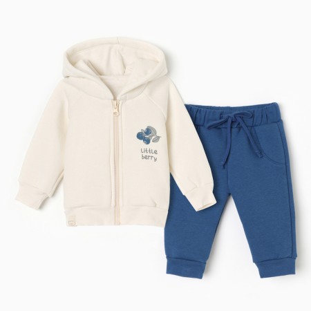 Costume: sweatshirt and pants crumb I am Blueberry p. 86-92, blue / milk